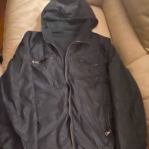 Prada Men’s Reversible Hoodie Black Size 52